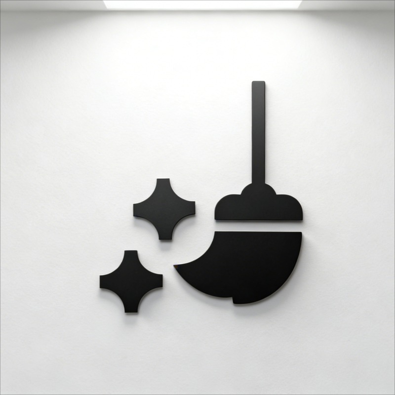 Tech Room Accessories - Letrero 3D de acrílico para baño,