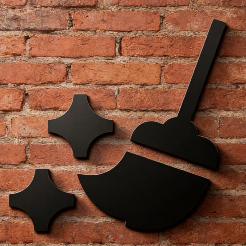 Letrero 3D de acrílico para ba - Tech Room Accessories reseña y precio