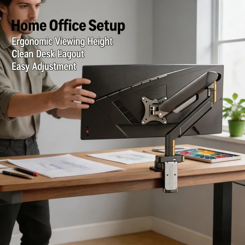 Soporte de montaje para un sol - Monitor Arm Single reseña y precio
